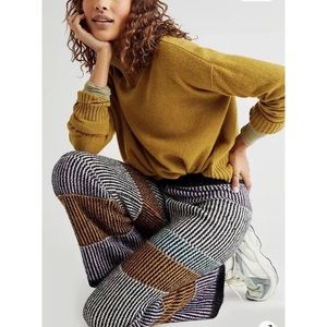 Free people 100% cashmere turtle neck sweater mustard yellow / Dijon